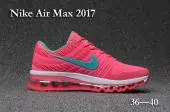 air max 2017 femmes sneakers pink vert